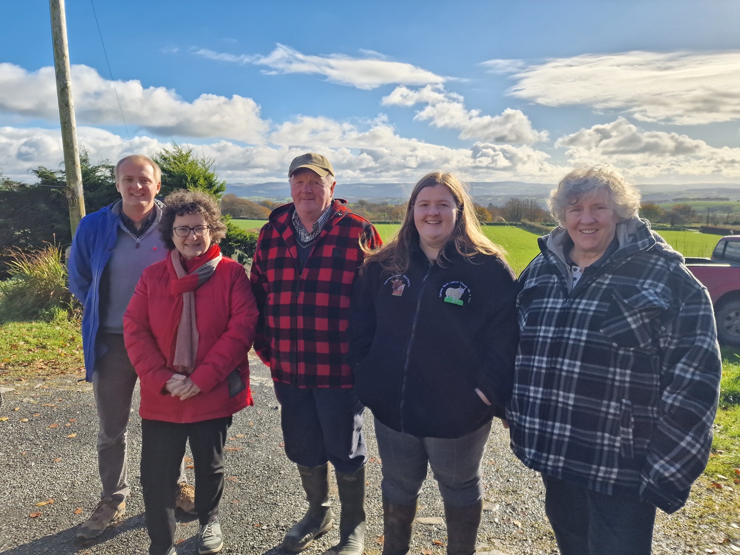 Ceredigion farming family highlights concerns to local politicians